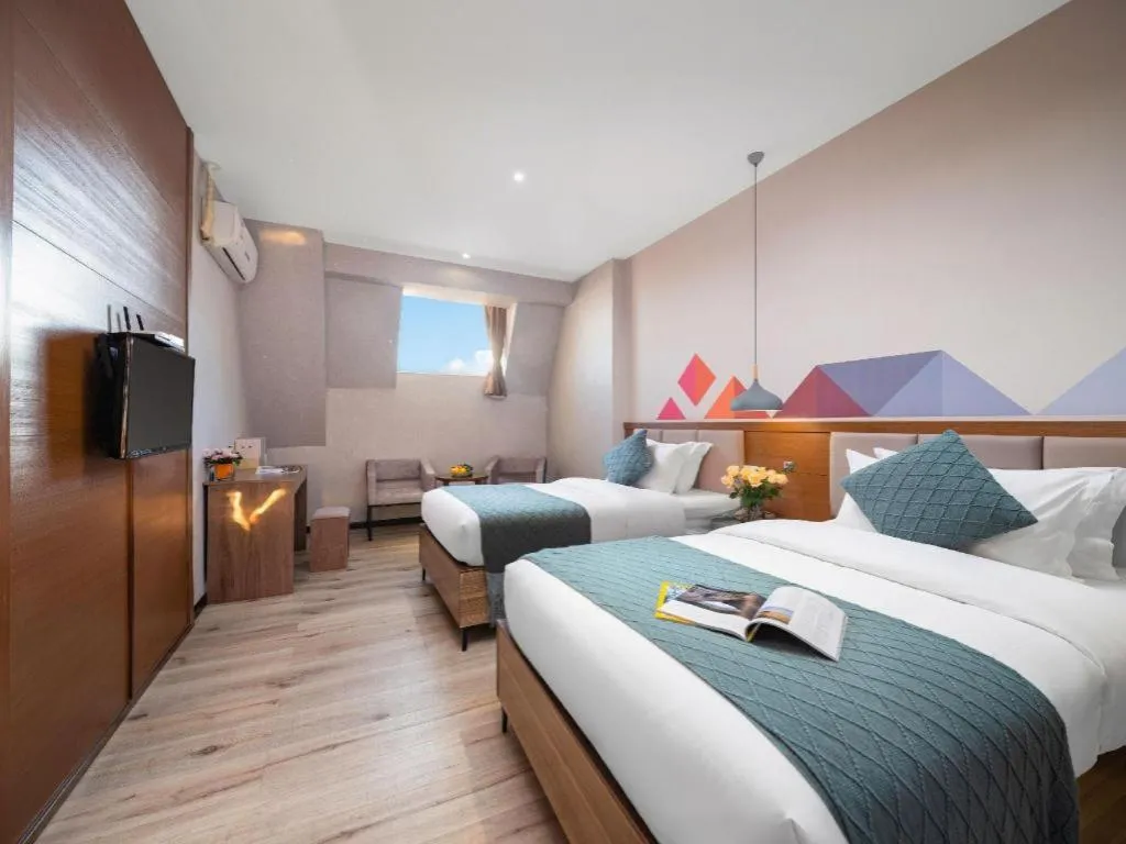 Bed in Borrman Hotel Yuxi Yuxing Road