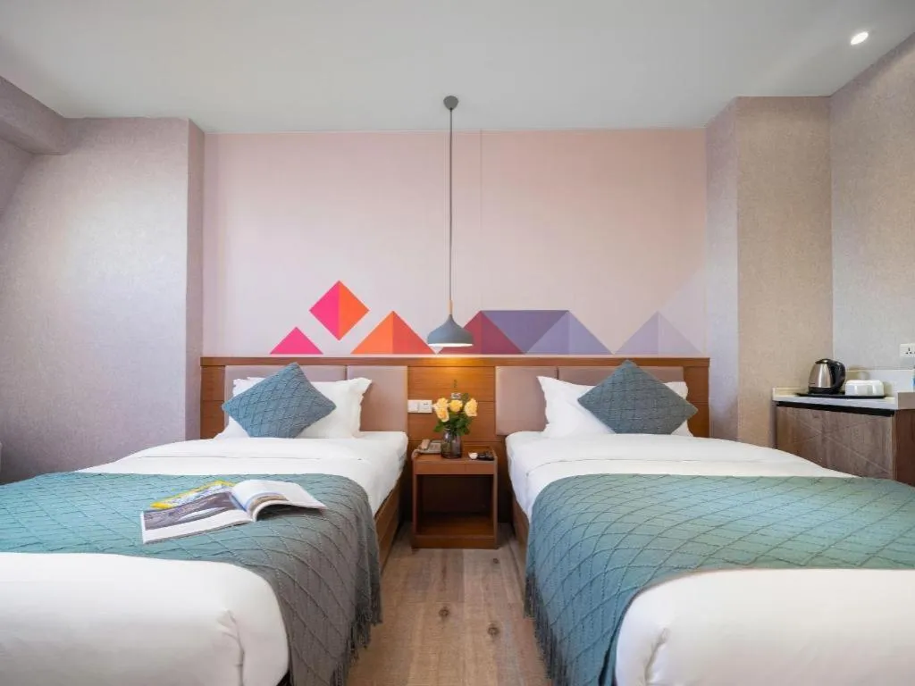 Bed in Borrman Hotel Yuxi Yuxing Road