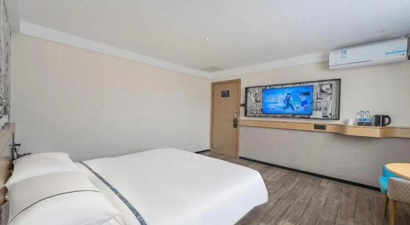 Bed in City Comfort Inn Foshan Shunde Daliang Qinghui Garden Food City