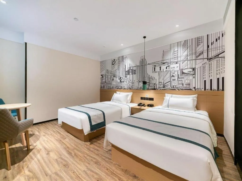 Bed in City Comfort Inn Dong'an Avenue County Government