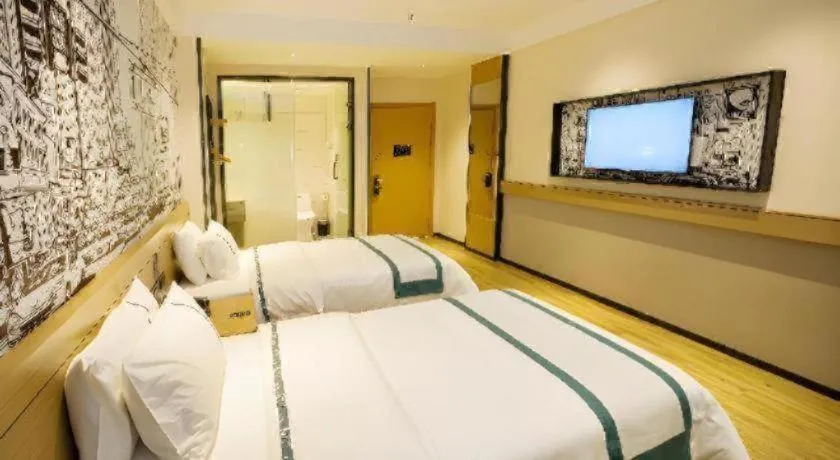 Bed in City Comfort Inn Chenzhou Rucheng