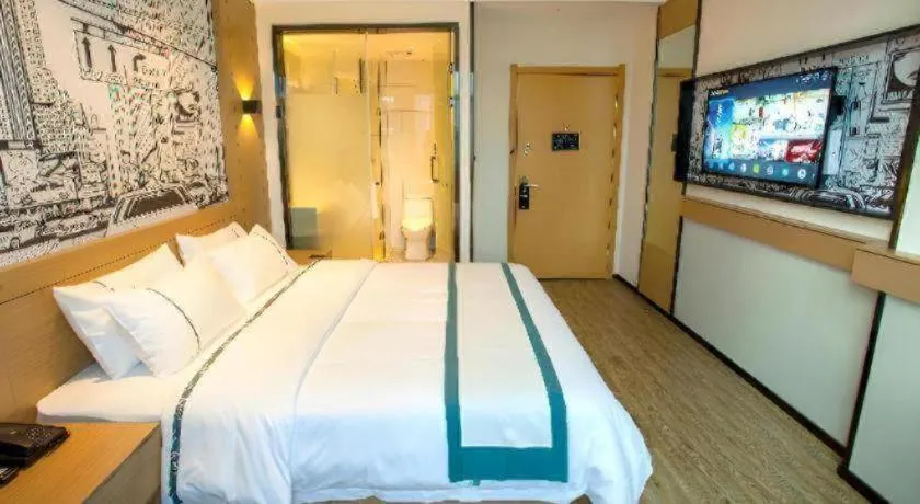 Bed in City Comfort Inn Chenzhou Rucheng