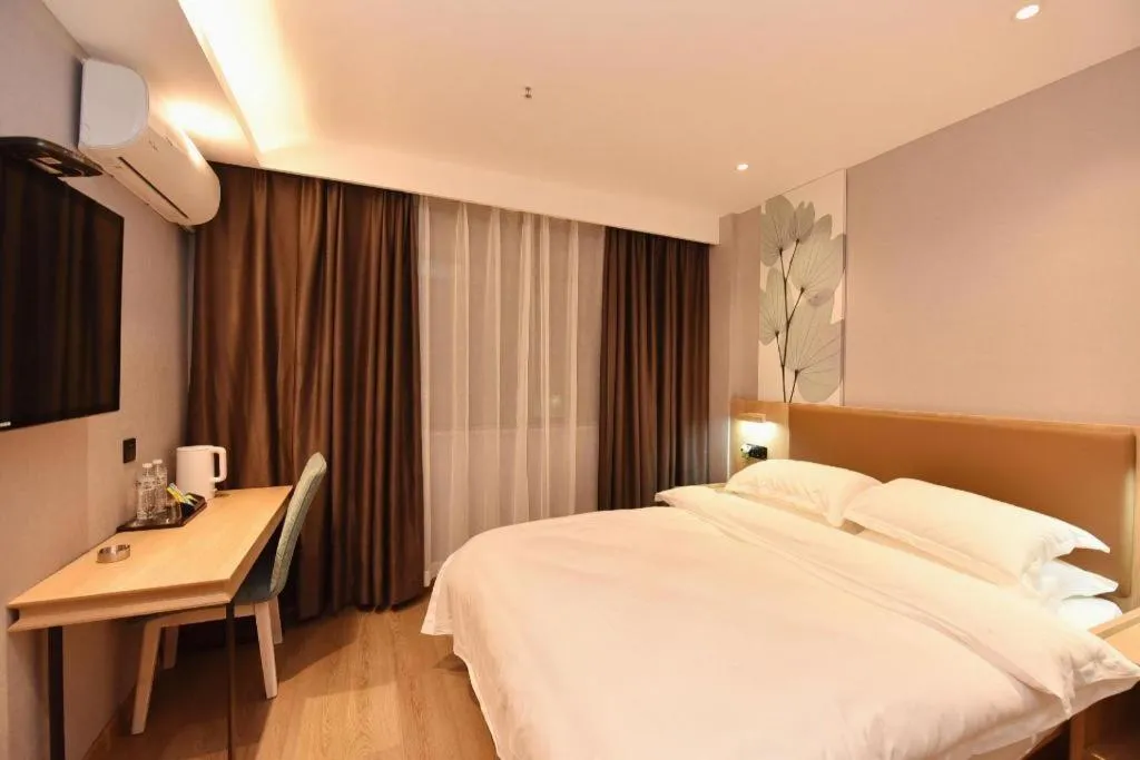 Bed in Green Tree Inn Express Huainan Xiejiaji District Orient Guangji Hospital