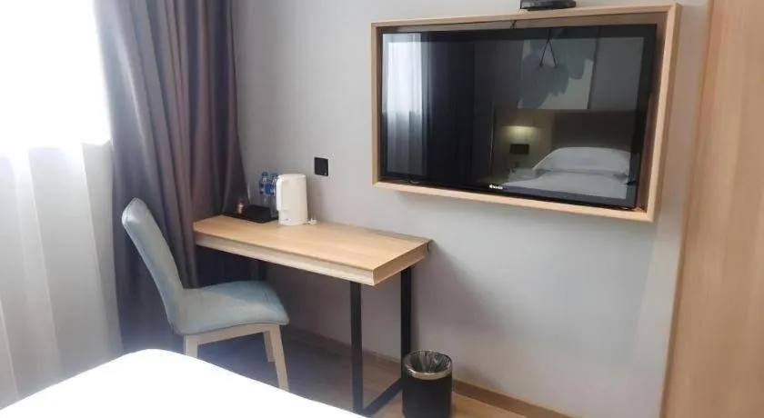 Bed in Green Tree Inn Express Huainan Xiejiaji District Orient Guangji Hospital