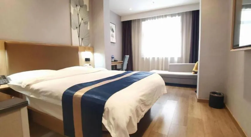 Bed in Green Tree Inn Express Huainan Xiejiaji District Orient Guangji Hospital