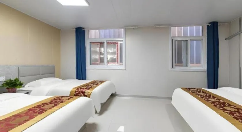 Bed in GreenTree Apartment Jinan Jiyan Road Shandong Cancer Hospital