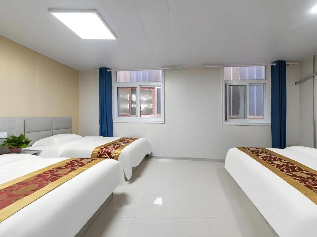 Bed in GreenTree Apartment Jinan Jiyan Road Shandong Cancer Hospital