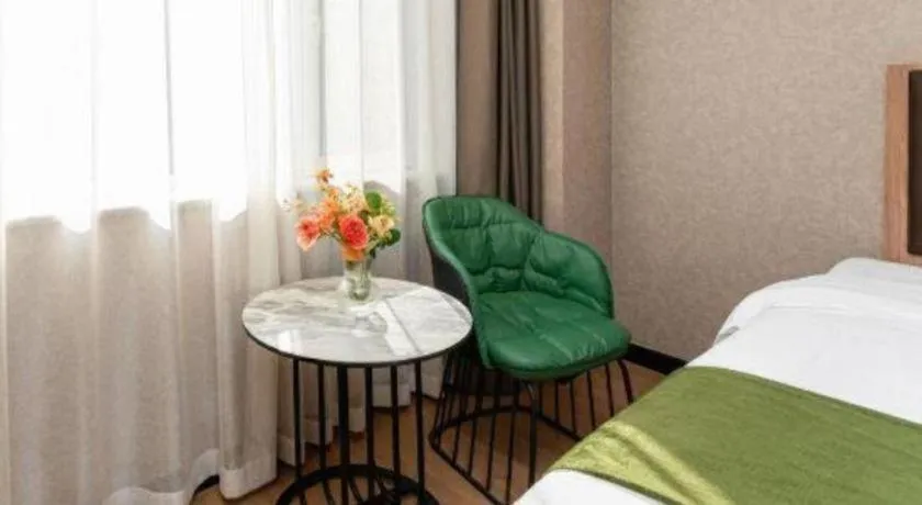 Bed in Shell Hotel Shandong Jinan Daming Lake