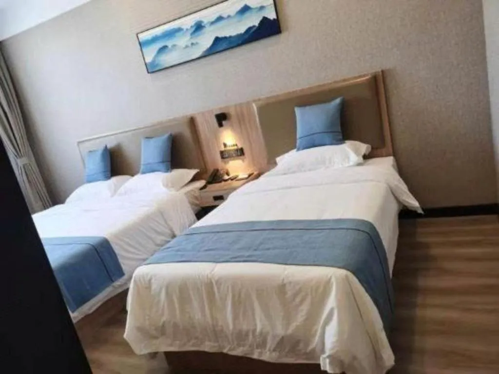 Bed in Shell Hotel Shandong Jinan Daming Lake