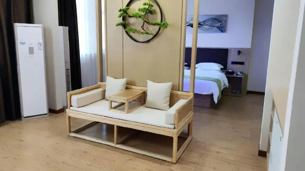 Bed in Green Tree Inn Changzhou Liyang Zhongguancun Innovation Park