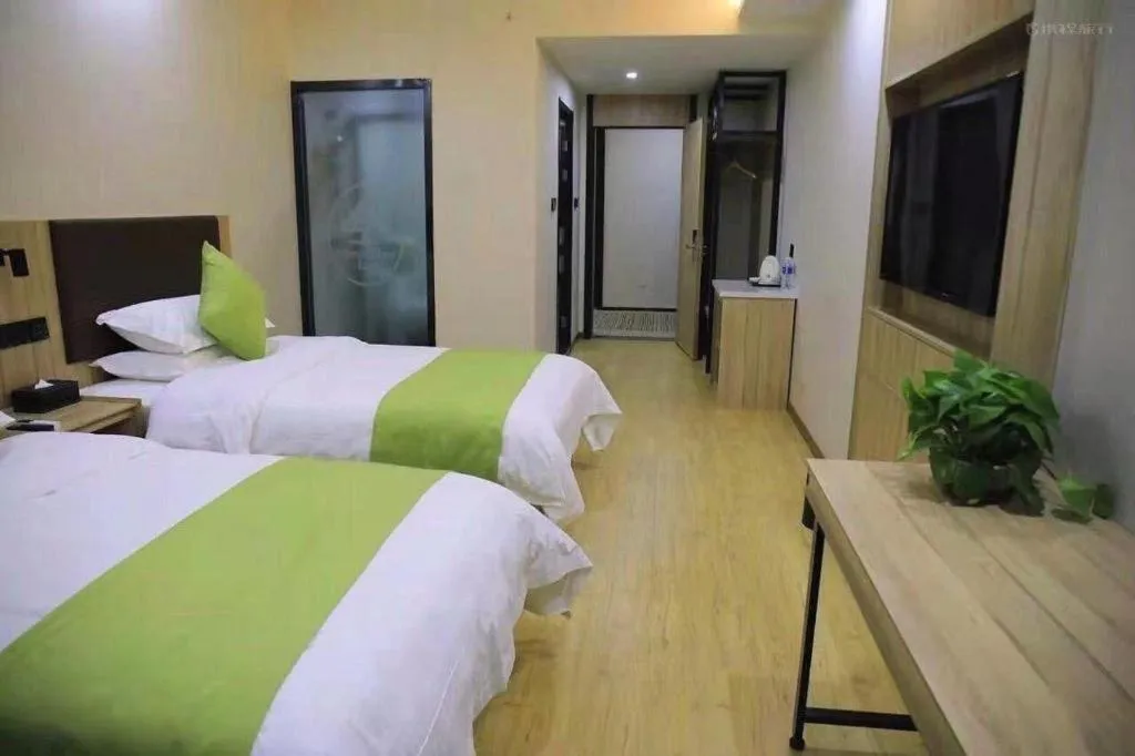 Bed in Green Tree Inn Changzhou Liyang Zhongguancun Innovation Park