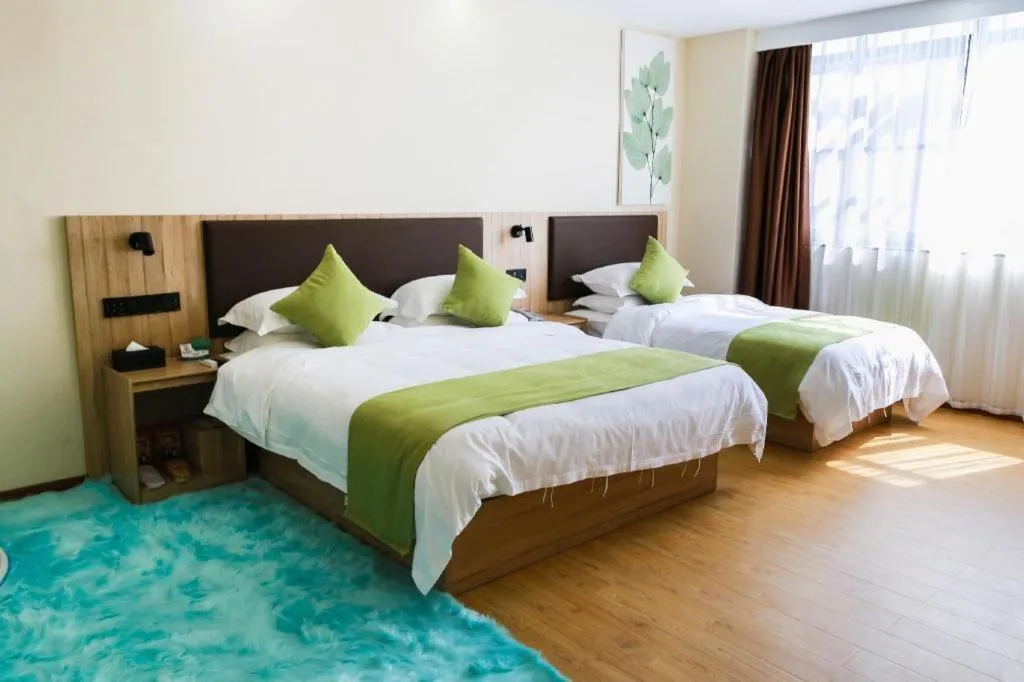 Bed in Green Tree Inn Changzhou Liyang Zhongguancun Innovation Park