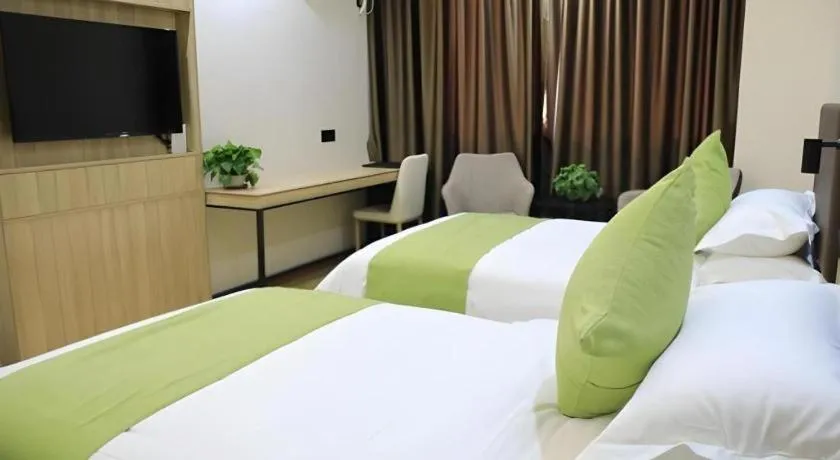 Bed in Green Tree Inn Changzhou Liyang Zhongguancun Innovation Park