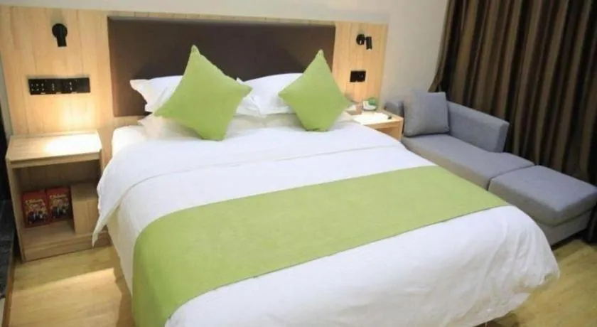 Bed in Green Tree Inn Changzhou Liyang Zhongguancun Innovation Park