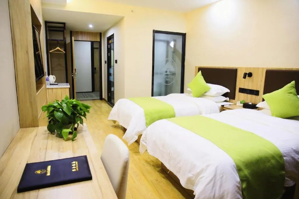 Bed in Green Tree Inn Changzhou Liyang Zhongguancun Innovation Park