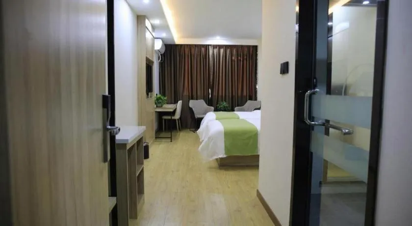 Bed in Green Tree Inn Changzhou Liyang Zhongguancun Innovation Park