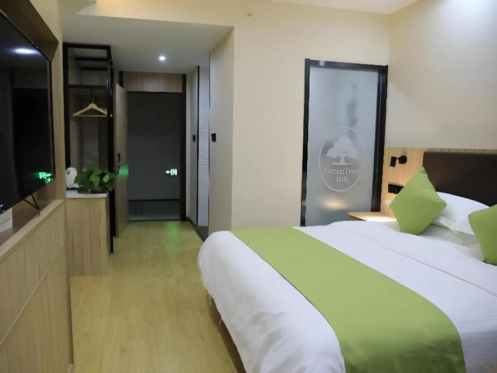 Bed in Green Tree Inn Changzhou Liyang Zhongguancun Innovation Park