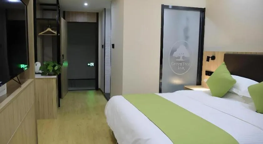 Bed in Green Tree Inn Changzhou Liyang Zhongguancun Innovation Park