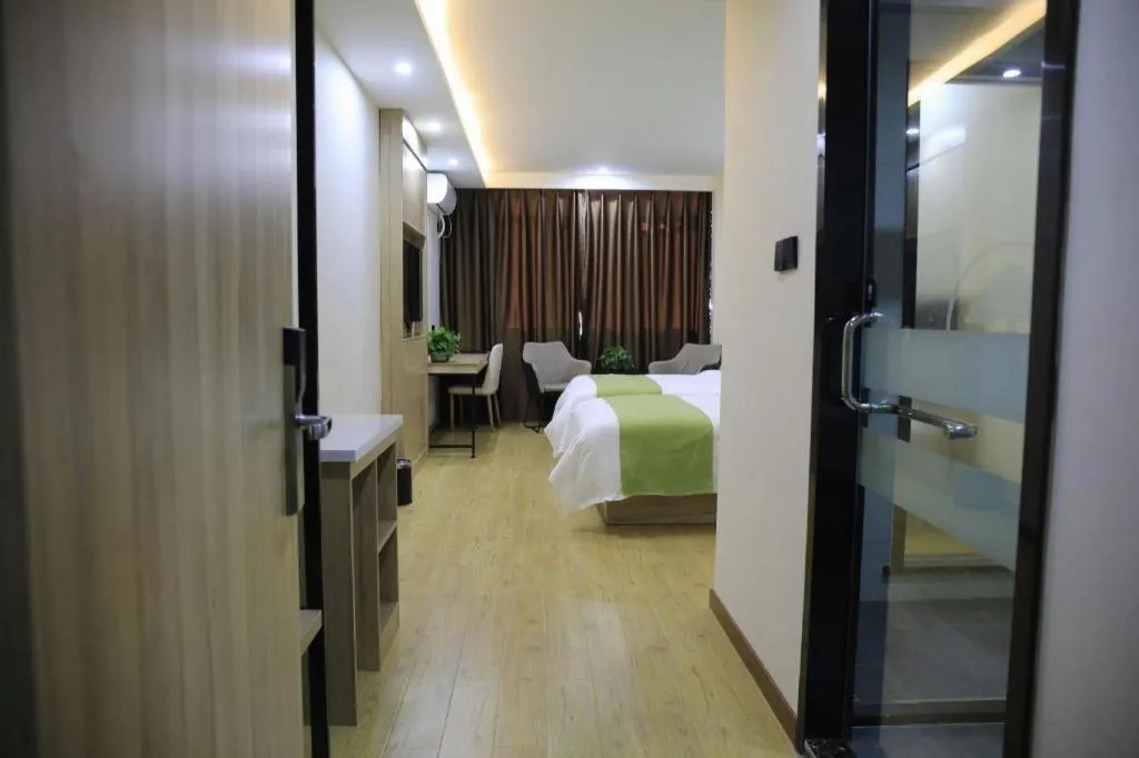 Bed in Green Tree Inn Changzhou Liyang Zhongguancun Innovation Park