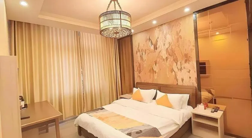 Bed in Shell Hotel Anhui Huainan Tianjia'an District Longhu Nan Road