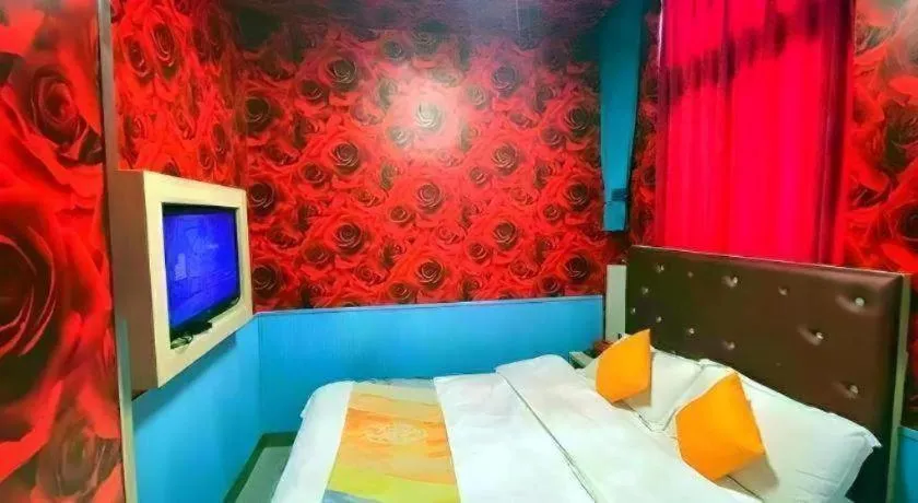 Bed in Shell Hotel Anhui Huainan Tianjia'an District Longhu Nan Road