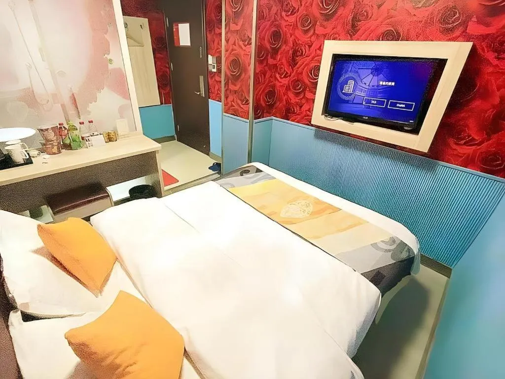 Bed in Shell Hotel Anhui Huainan Tianjia'an District Longhu Nan Road