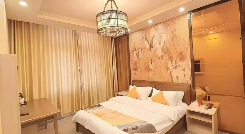 Bed in Shell Hotel Anhui Huainan Tianjia'an District Longhu Nan Road