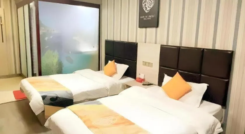 Bed in Shell Hotel Anhui Huainan Tianjia'an District Longhu Nan Road