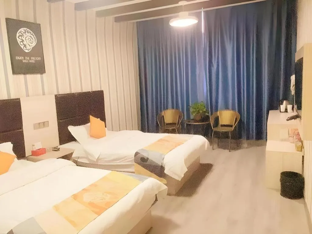 Bed in Shell Hotel Anhui Huainan Tianjia'an District Longhu Nan Road