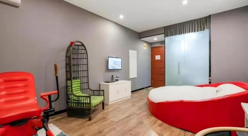 Bed in GreenTree Alliance Hotel Changzhou Tibet National Middle School Chenduqiao