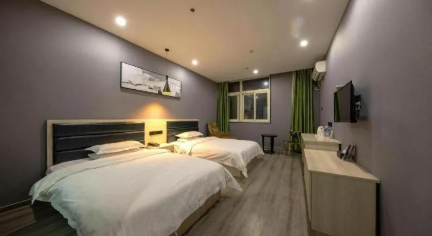 Bed in GreenTree Alliance Hotel Changzhou Tibet National Middle School Chenduqiao