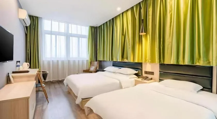 Bed in GreenTree Alliance Hotel Changzhou Tibet National Middle School Chenduqiao