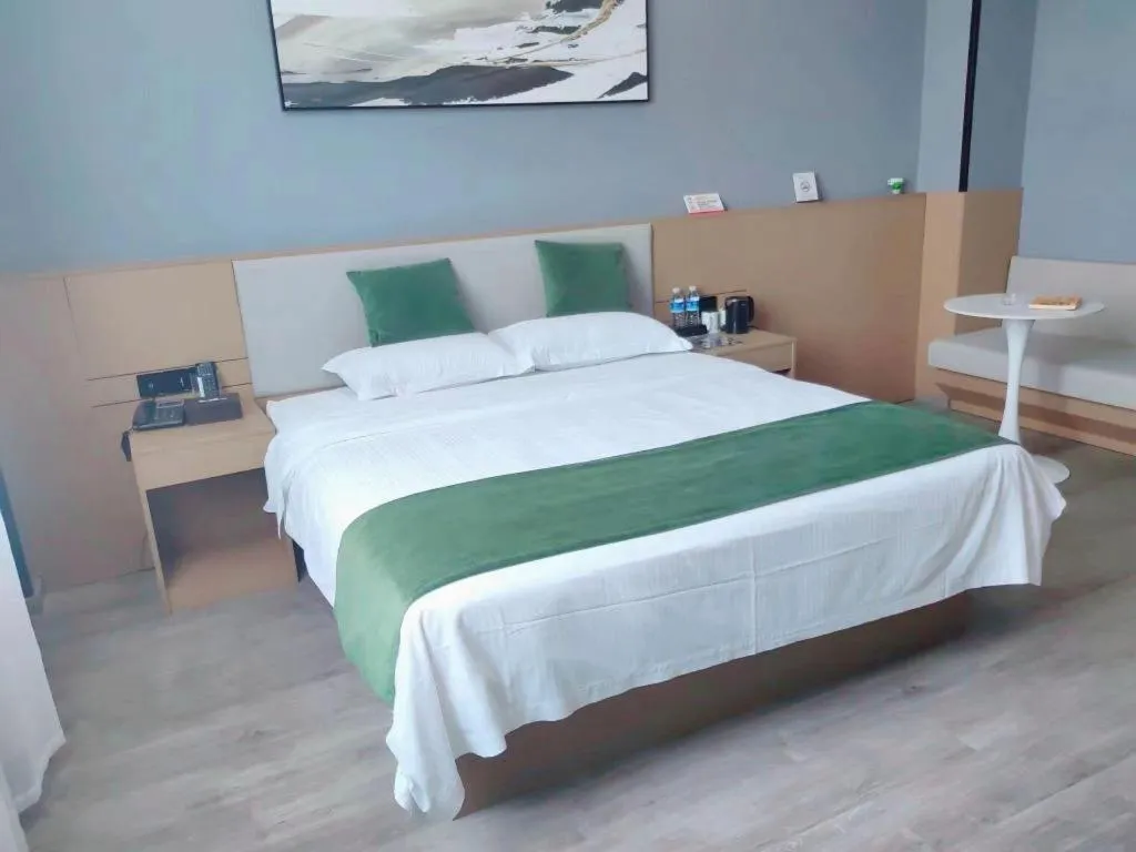 Bed in GreenTree Alliance Hotel Changzhou Tibet National Middle School Chenduqiao