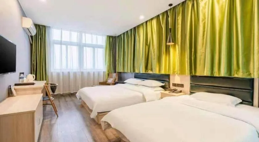 Bed in GreenTree Alliance Hotel Changzhou Tibet National Middle School Chenduqiao