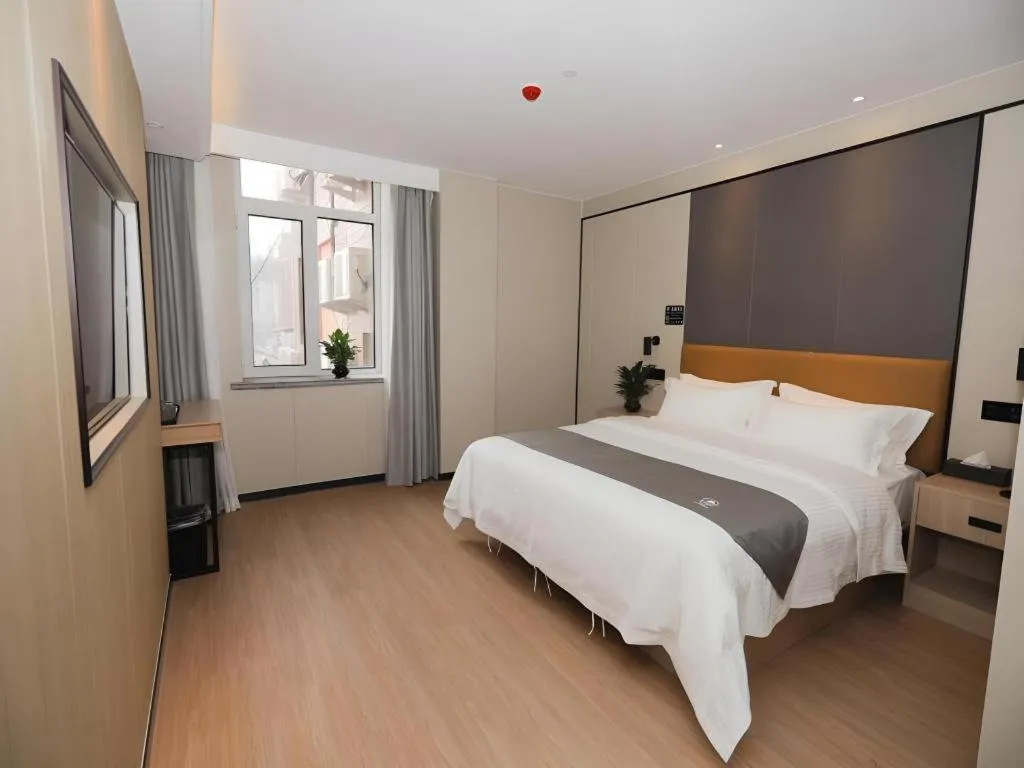 Bed in Green Tree Inn Express Tangshan Kaiping District Government