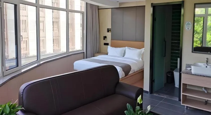 Bed in Green Tree Inn Express Tangshan Kaiping District Government