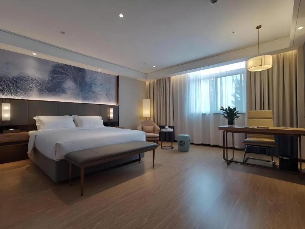 Bed in Green Tree Inn Xuzhou Tongshan Wanda Plaza Yuquanhe Metro Station