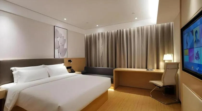 Bed in Green Tree Inn Xuzhou Tongshan Wanda Plaza Yuquanhe Metro Station