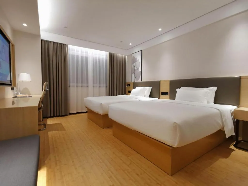 Bed in Green Tree Inn Xuzhou Tongshan Wanda Plaza Yuquanhe Metro Station