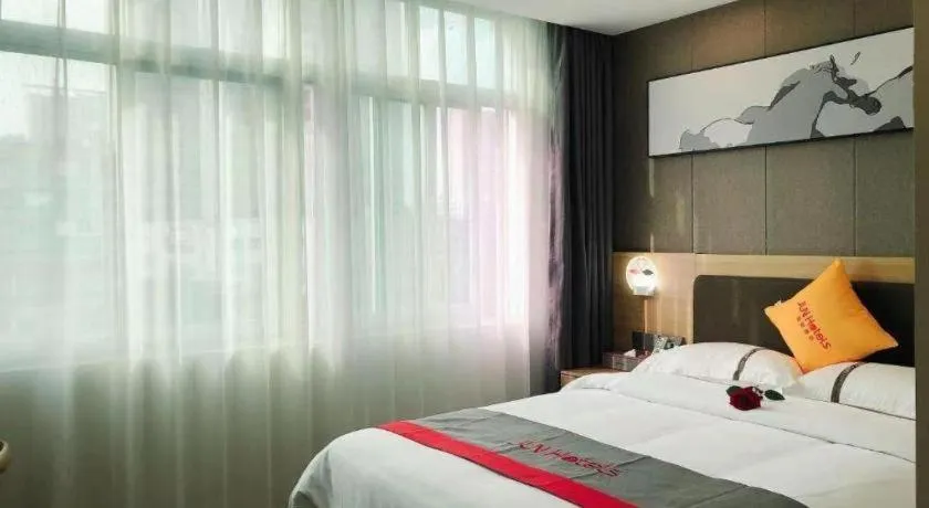 Bed in Jun Hotel Guangdong Zhanjiang Xiashan South Railway Station