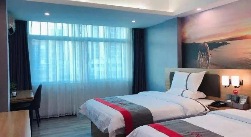 Bed in Jun Hotel Guangdong Zhanjiang Xiashan South Railway Station