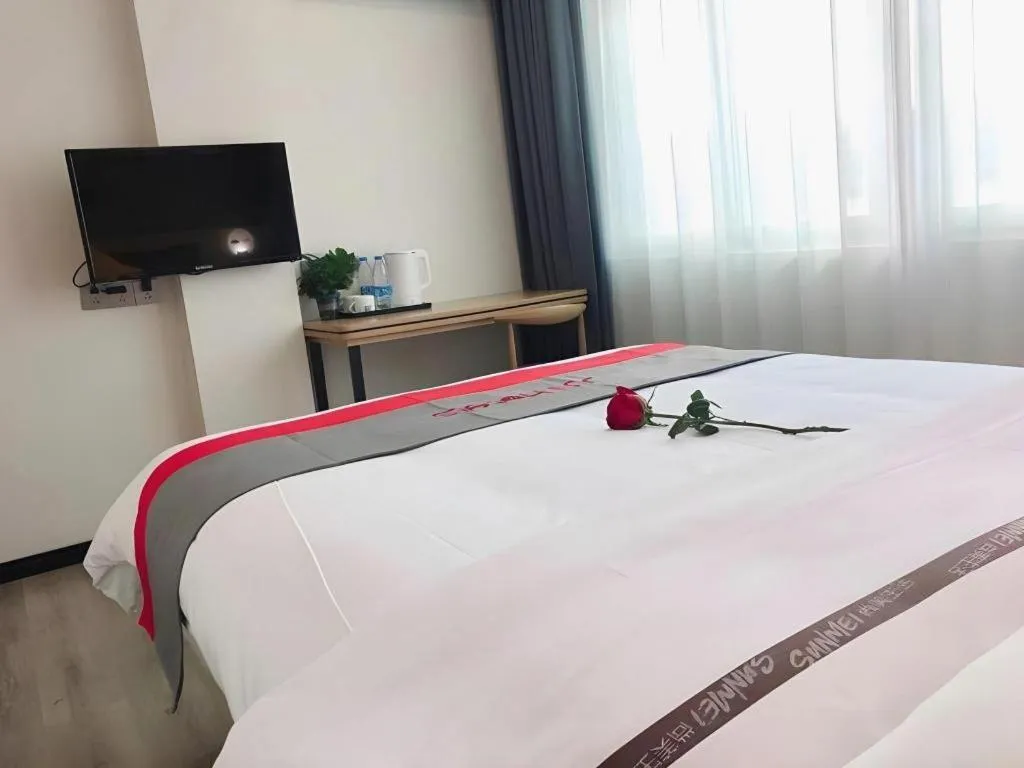 Bed in Jun Hotel Guangdong Zhanjiang Xiashan South Railway Station