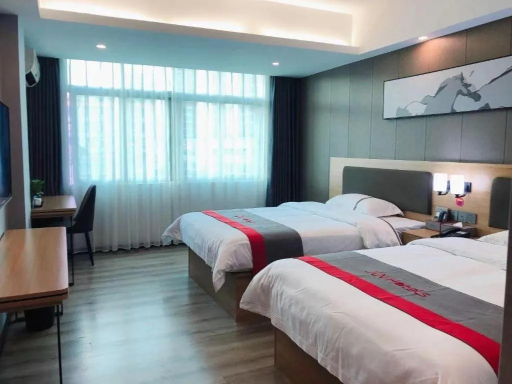 Bed in Jun Hotel Guangdong Zhanjiang Xiashan South Railway Station