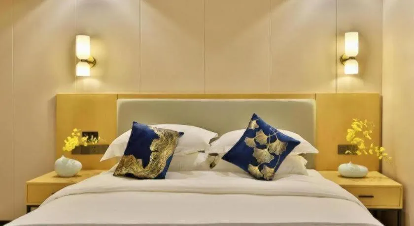 Bed in MIDI Hotel Guangdong Chaozhou Xiangqiao District Hanshan Teachers College