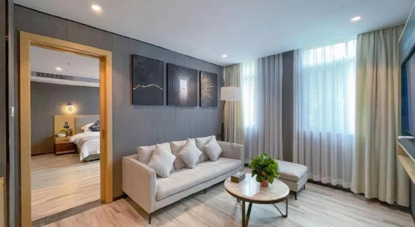 Bed in MIDI Hotel Guangdong Chaozhou Xiangqiao District Hanshan Teachers College