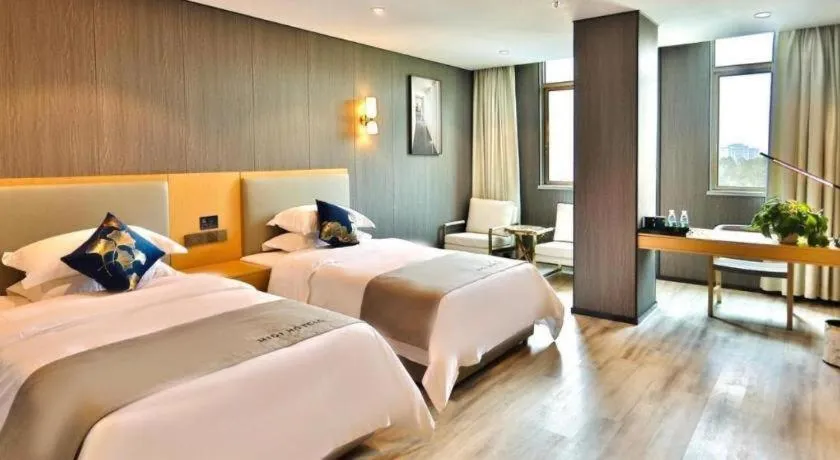 Bed in MIDI Hotel Guangdong Chaozhou Xiangqiao District Hanshan Teachers College