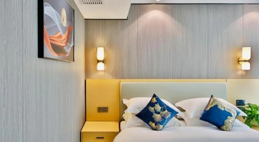 Bed in MIDI Hotel Guangdong Chaozhou Xiangqiao District Hanshan Teachers College