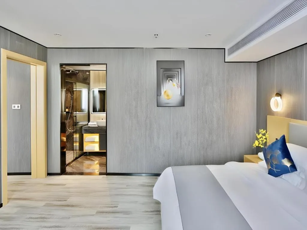 Bed in MIDI Hotel Guangdong Chaozhou Xiangqiao District Hanshan Teachers College