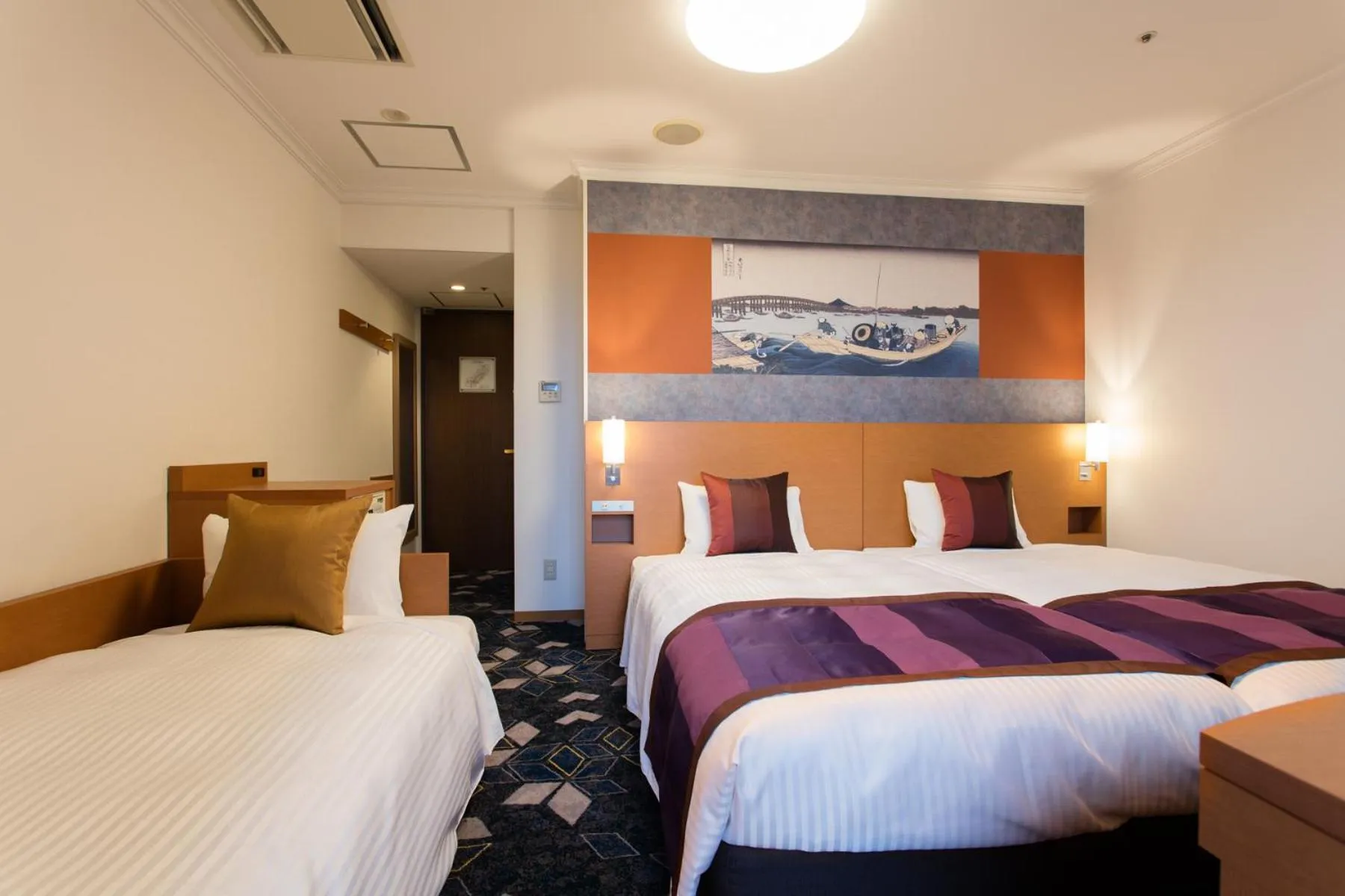 Photo of the whole room, Bed in Ryogoku View Hotel