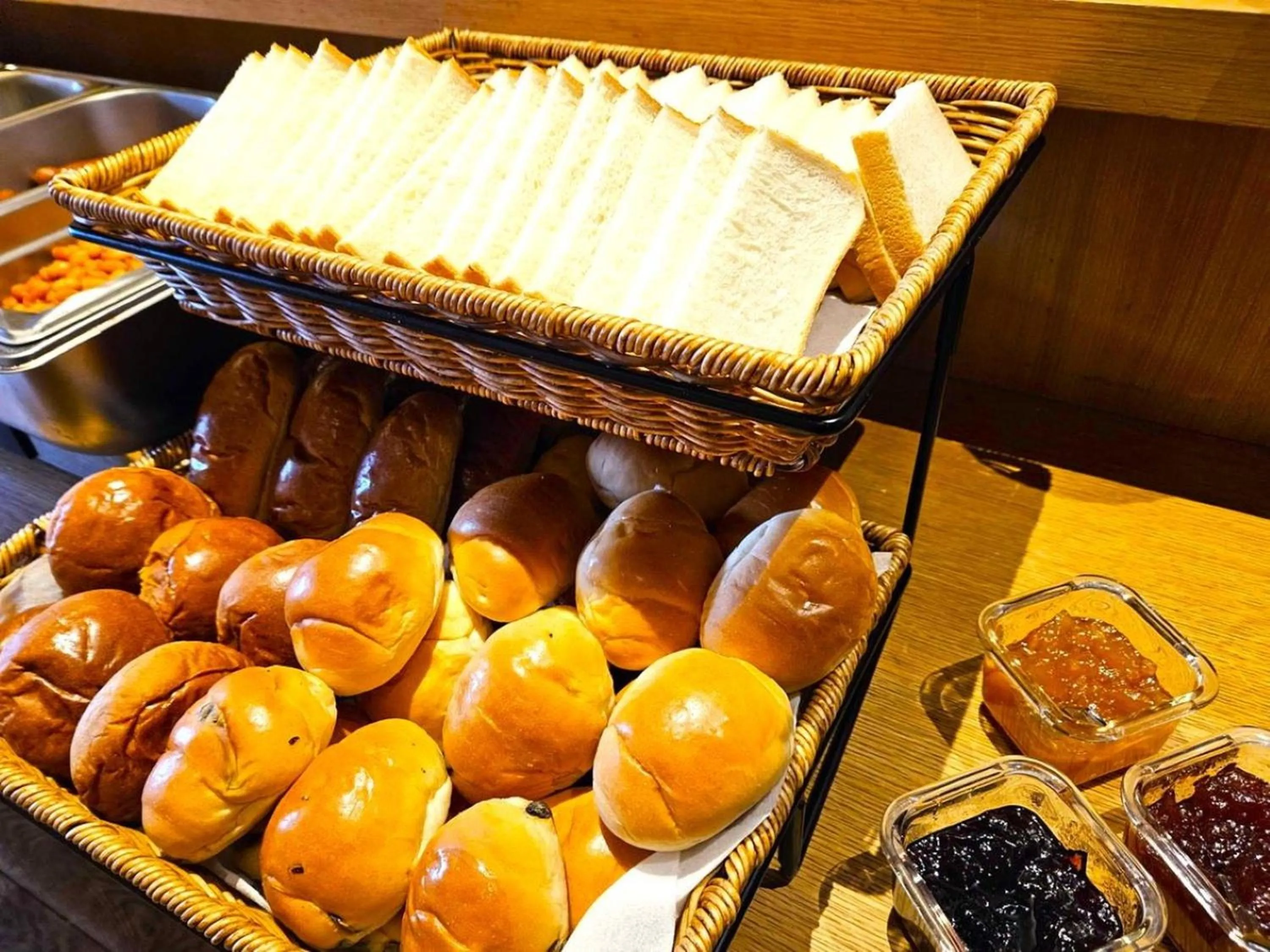 Buffet breakfast in APA Hotel Higashi Shinjuku Kabukicho